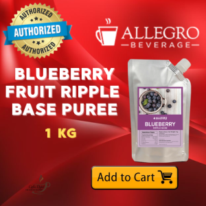 Fruit Puree ALLEGRO Ripple Base 1kg – Blueberry Kiwi & Strawberry for Beverages & Desserts