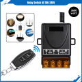 Remote Relay Switch AC 220V & DC 12V Kontrol Jarak Jauh untuk Kipas TV Pompa Air Lampu LED Peralatan Rumah Tangga. 