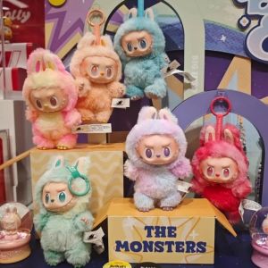 High Quality Labubu V3 Blind Box Labubu Keychain Backpack Decoration Kawaii Kid Toys Surprise Christmas Birthday Gift