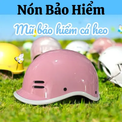 Mũ Bảo Hiểm Cá Heo Cao Cấp Hot Trend - Nón Bảo Hiểm Người Lớn Đội Đầu Gia Dụng Số 1 Việt Nam