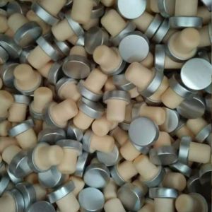 BAGUO 10/20Pcs Đầu nhôm Nút chai hình chữ T Gỗ Có thể thay thế Nút bịt nắp rượu Thuận tiện Tái sử dụng Nút chai Chai bia