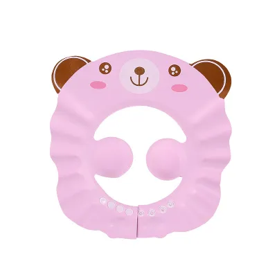 SG seller🎀Baby Shower Cap Shampoo Cap Bath Visor Hat Kids Hair Washing Shampoo Shield Adjustable Waterproof Bath Shield