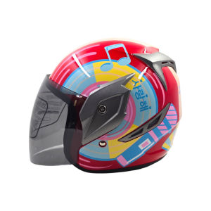 Helm Half Face Cowo Cewe Remaja Virtue KPOP K-POP K POP Korea