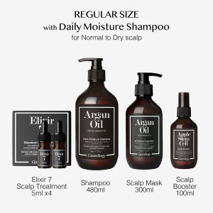 Greenology Natural Daily Scalp Care Routine Kit 4pcs | Hair Loss • Dandruff • Itchy Scalp • Oily • Dry Scalp • Acne