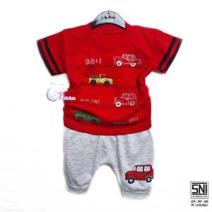 BOBOBAM BAJU BAYI LAKI LAKI  SETELAN ANAK COWO LUCU STELAN COWOK  6 12 BULAN  KEREN TRENDY KEKINIAN MOBIL