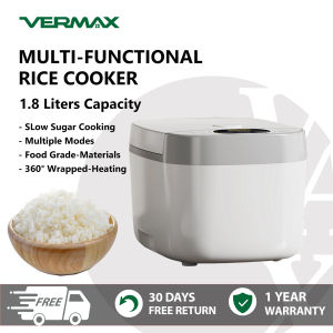 Vermax Intelligent Low-Sugar Rice Mode Cooker Multifunctional 12h Reservation 1.8L Portable Quick