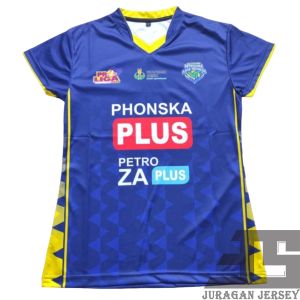 Atasan jersey bola voli wanita PROLIGA 554 Fullprinting sublimation size M L XL XXL