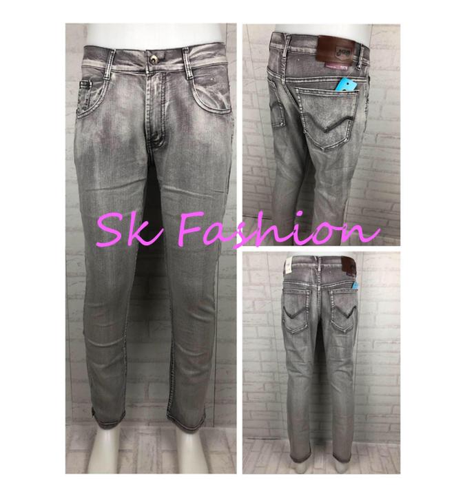 Mens Acid grey wash stretchable Skinny Slim Fit Comfortable Trendy