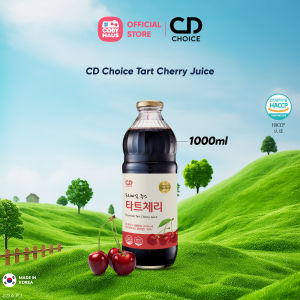 CD CHOICE Pure Tart Cherry Juice 1000ML Fruit Juice Cherry Tart Juice Tart Organic (2026 JULY Expired)