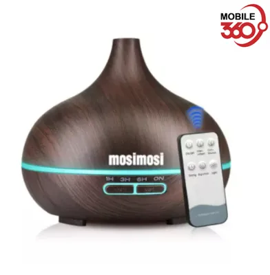(mosimosi)550ml Aroma Air Humidifier Air Purifier/remote control 7 Colors Changing LED Lights/Essential Oil Diffuser Ultrasonic Cool Mist Maker for Home/ LOCAL WARRANTY