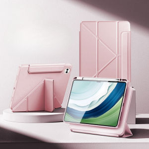 Y Folding Detachable Magnetic Transparent Hard Case for HONOR MagicPad 2 GT Pro 12.3 inch HONOR Pad 10 X9a 2025 X8a 11" with Pencil Holder Stand Casing