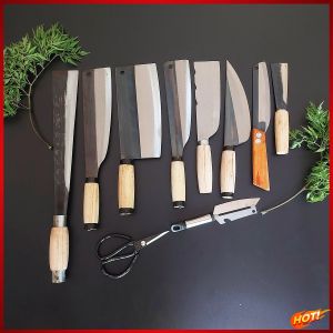 Bộ dao 10 món thép cao cấp nhà bếp