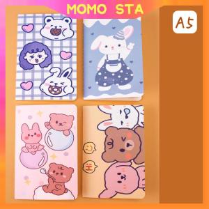 MOMO A5 INS Cartoon Creative Notebook 1PC 30Sheets School Office Stationery (Random Per Design)