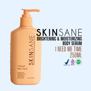 Body Serum SKINSANE I Need Me Time Brightening & Moisturizing 250ml Kulit Lembut Cerah Lembab BPOM