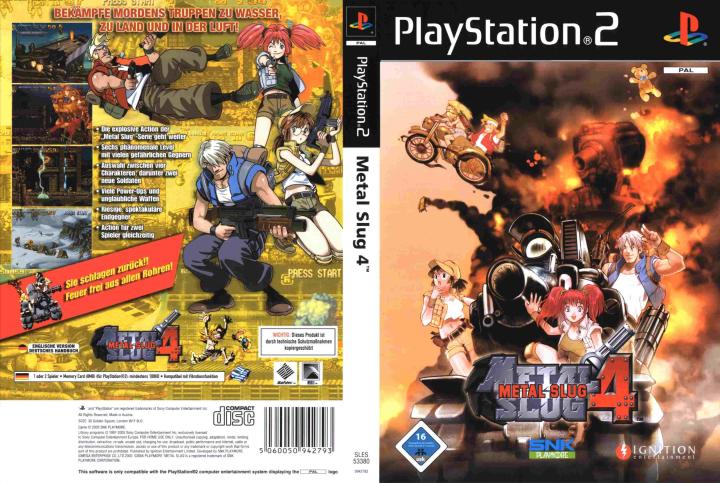 Metal slug deals 4 ps2