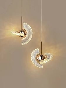 Postmodern minimalist bedroom bedside pendant light Nordic creative and unique bar counter light led Small pendant lamp