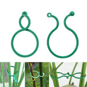 [Easybuy88] 100PCS  Plant Stand Greenhouse Farm Fruit Garden Tools Agricultural Outdoor Home Plant Clips Vegetable Holder Vine Support Plant Buckle Durable