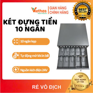 Ngăn kéo đựng tiền két đựng tiền thu ngân 10 kẹp