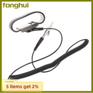 fanghui Anti static work wrist strap ESD adjustable discharge belt ground metal bracelet
