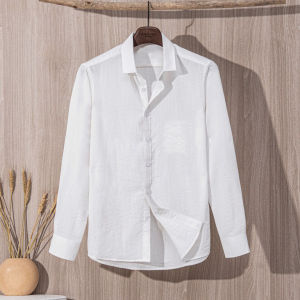 Áo Sơ Mi Nam Đũi Big Size ZENBIG 3XL-8XL Form Rộng Cho Người Mập 80-140kg Áo Tay Dài Cao Cấp Thoáng Mát