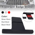 Mocha Leesa ABS Car Front Grill Badge Grille Emblem Sticker for Mercedes Benz AMG Logo W212 W213 W202 W211 W176 W210 W205 GLA GLC CLS GLK. 