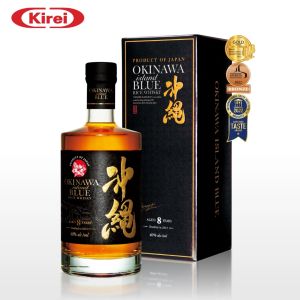 【Kirei】Okinawa Island Blue Japanese Awamori 700ml｜8 Years Aged 40% / Premium 43%｜Traditional Okinawa Japan Craft Spirit