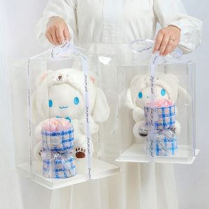Hộp Quà Tặng Gấu Bông Chú Chó Quế Cinnamoroll Siêu Cute Đầy Đủ Đèn Led Túi Xách Thiệp Quà Tặng Sinh Nhật Noel