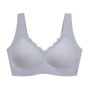 บราผู้หญิงดันทรงแบบไม่มีใต้เสื้อชั้นในไร้ตะเข็บ M-XXL สปอร์ตเสริมความงามด้านหลังระบายอากาศได้สวมใส่สบายนอนสำหรับผู้หญิง