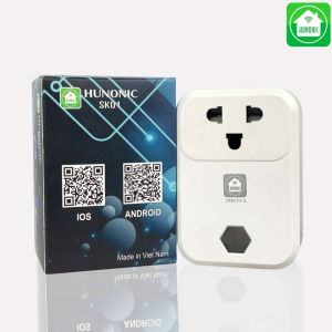 Ổ cắm thông minh Hunonic SK01. Kết nối đơn giản với WiFi 2.4g. Bât/tắt hẹn giờ qua điện thoại. Hàng Việt Nam. Lỗi 1 đổi 1