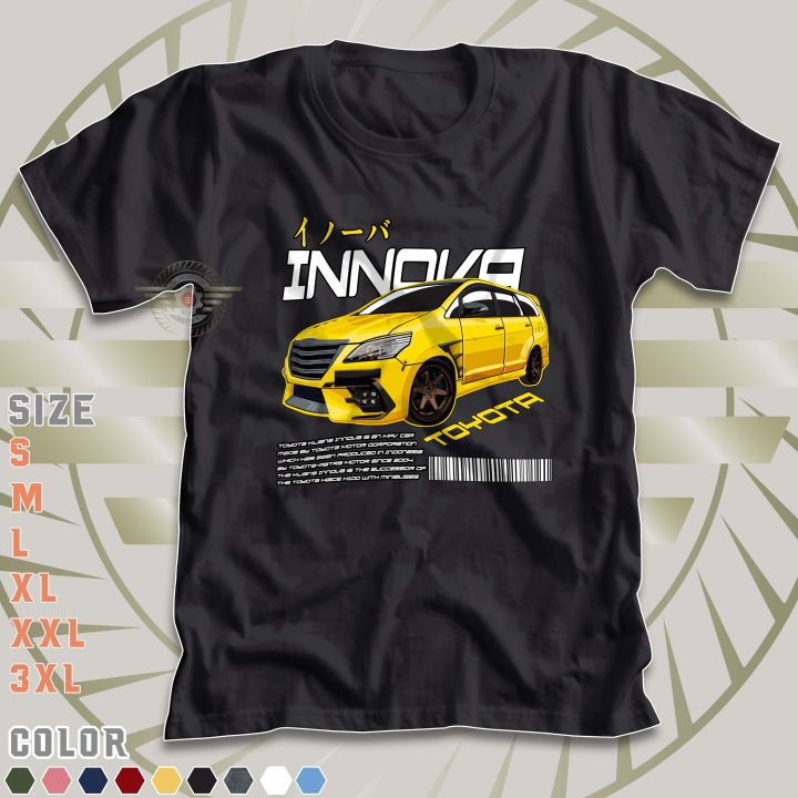 KAOS BAJU MOBIL TOYOTA INNOVA MPV CAR | Baju Distro Otomotif Sport Racing Street JDM Japan Style