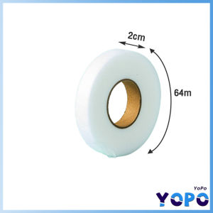 YoPo 64m/Roll Double Sided Interlining Adhesive Fabric Black White Clothes Apparel Tape