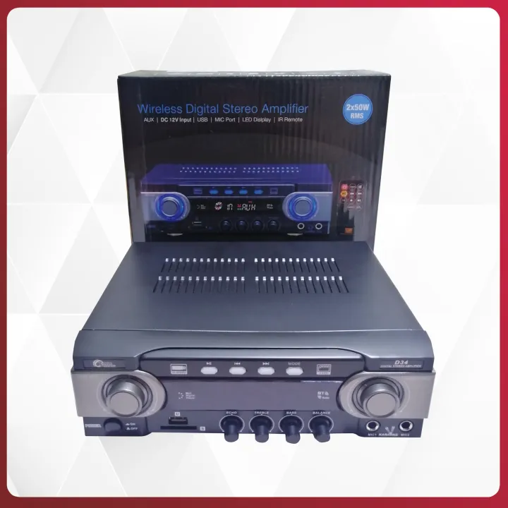 KAYA%20(D34)%20-%20%20350%20Watts%202%20Channel%20Karaoke%20Amplifier%20/%20Videoke%20Amplifier%2012V%20with%20Remote%20with%20Free%20Microphone%20-%20Image%204