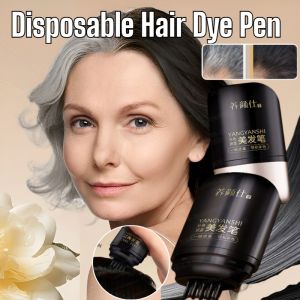 Disposable Hair Root Touch-Up Pen Hair Dye Comb Easy To Cover Gray Hair Lasts Through Sweat Rain For Men And Women
