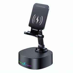 KISONLI Speaker Bluetooth M-5 With Phone Holder Design and Wireless charging