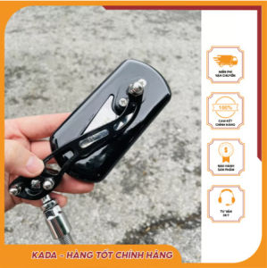 Gương kiểu Đen Lắp Cho Tất Cả Dòng Xe Máy – Chất liệu cao cấp- Bền đẹp