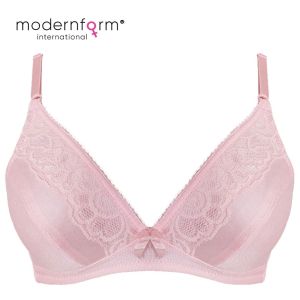 Modernform (M109) Soft Padded Bra Cup A with Fashionable Upper Lace Design Non-wired