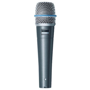Shure BETA 57A Wired MIC ไมโครโฟนแบบมีสายการแสดงบนเวทีร้องเพลงสดบันทึกไมโครโฟนแบบไดนามิก