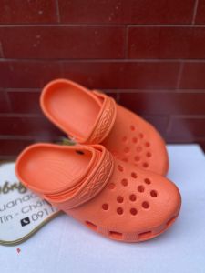 Dép sục có lỗ siêu nhẹ màu Cam chính hãng VAC chất liệu EVA  Hình Ảnh Thật 100%