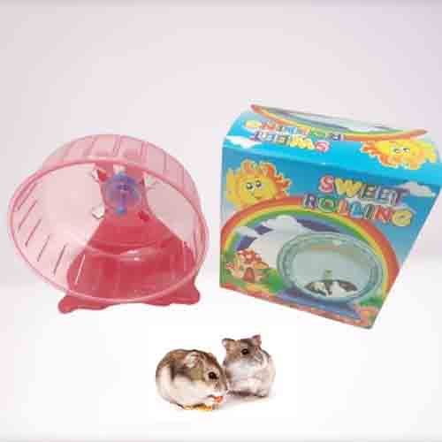 SWEET%20ROLLING%20-%20JOGGING%20WHEEL%20Kincir%20Mainan%20Hamster%20Murah%2015%20cm%20-%20Warna%20Random%20-%20Image%204