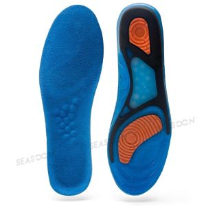 Elastic Silicone Gel Orthotic Sport Insert Running Insoles support arch massage Shoes pads Cushion
