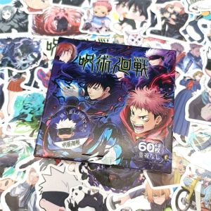 Set Pelekat Hadiah Sticker Gift Box Jujutsu Kaisen Anime Multiple Designs Birthday Diy Kids Crafts