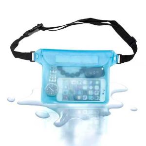 TERPE SHOP Outdoor Swimming Beach PVC Waist Adjustable Waist Strap Bag Phone Bag