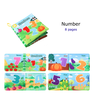 Baby Book Cloth Baby Book Soft Baby Reading Book for Kid Baby Busy Book Buku Baby Buku Bayi Mainan Bayi Mainan Kanak