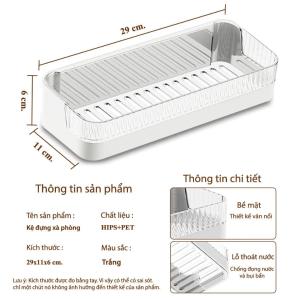 Kệ dán tường đa năng cao cấp Kệ nhà tắm Kệ chữ nhật kệ góc dính tường siêu chắc
