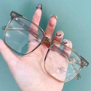 (GENTLE MOSCOT) Khung vuông Chống bức xạ Ống kính thay thế Kính mắt Khung