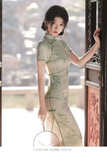 Đầm Sườn Xám Cách Tân Thượng Hải Phong Cách Truyền Thống Sang Trọng