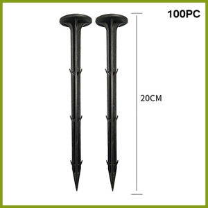 มีสต็อกพร้อมส่งจากไทย หมุดยึดผ้าคลุมวัชพืช  ขนาด 6 นิ้ว และ 8 นิ้ว แพคละ ประมาณ 100/50 ชิ้น หมุดปักผ้าคลุมดิน เหล็กเสียบ เหล็กปักดิน หมุดปัก