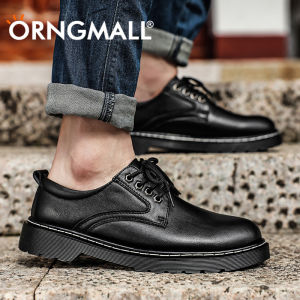 ORNGMALL Formal for Men Shoes Tooling Shoes Fashion Martin Shoes Korean Classic England Trend Boots Real Leather Tooling Shoes Formal Shoes 38-48