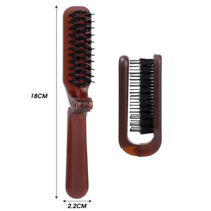 【Perfect sunfeel】lược chải lông có thể gập lại lược du lịch Dụng cụ mát xa da đầu cầm tay phụ kiện tạo dáng lông đầu bàn chải xoăn và tóc xù sử dụng