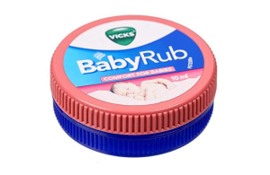 Vicks BabyRub Soothing Vapour Ointment for Babies (10ml)